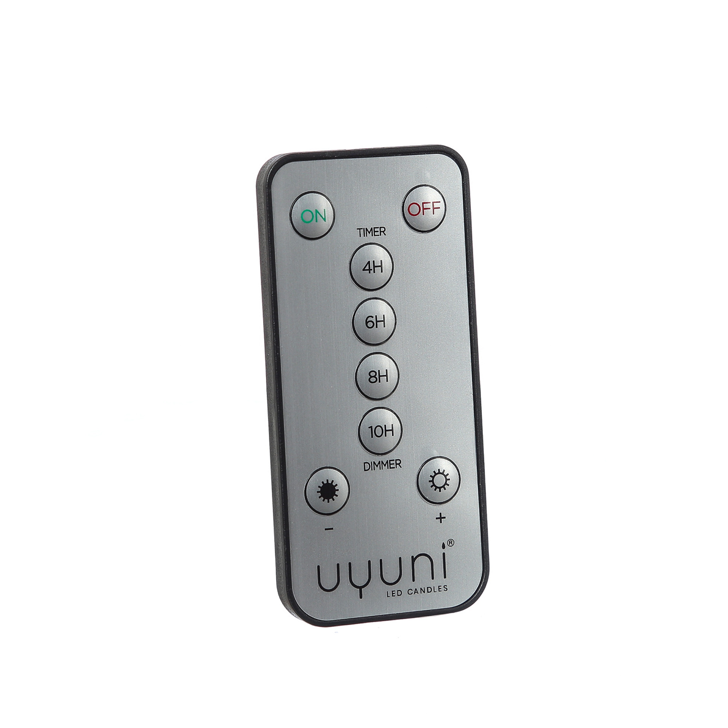 Uyuni Fernbedienung für Indoor und Outdoor Kerzen Serie PIA - AN/AUS/TIMER/DIMMER Uyuni Fernbedienung für Indoor und Outdoor Kerzen Serie PIA - AN/AUS/TIMER/DIMMER
