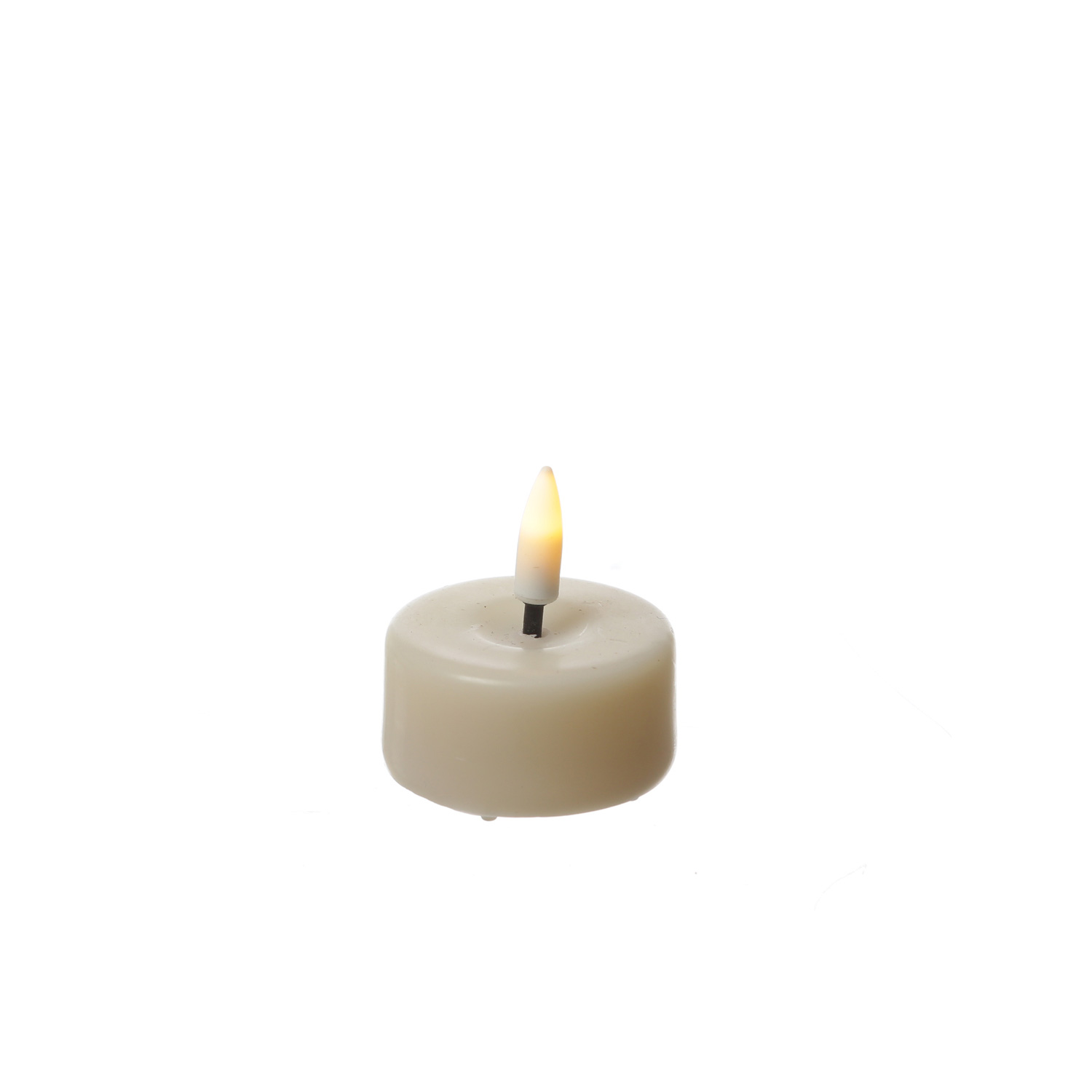 LED Mini Teelichter MIA - realistische 3D Flamme - D: 3,5cm - inkl. Batterien - creme - 4 Stück LED Mini Teelichter MIA - realistische 3D Flamme - D: 3,5cm - inkl. Batterien - creme - 4 Stück
