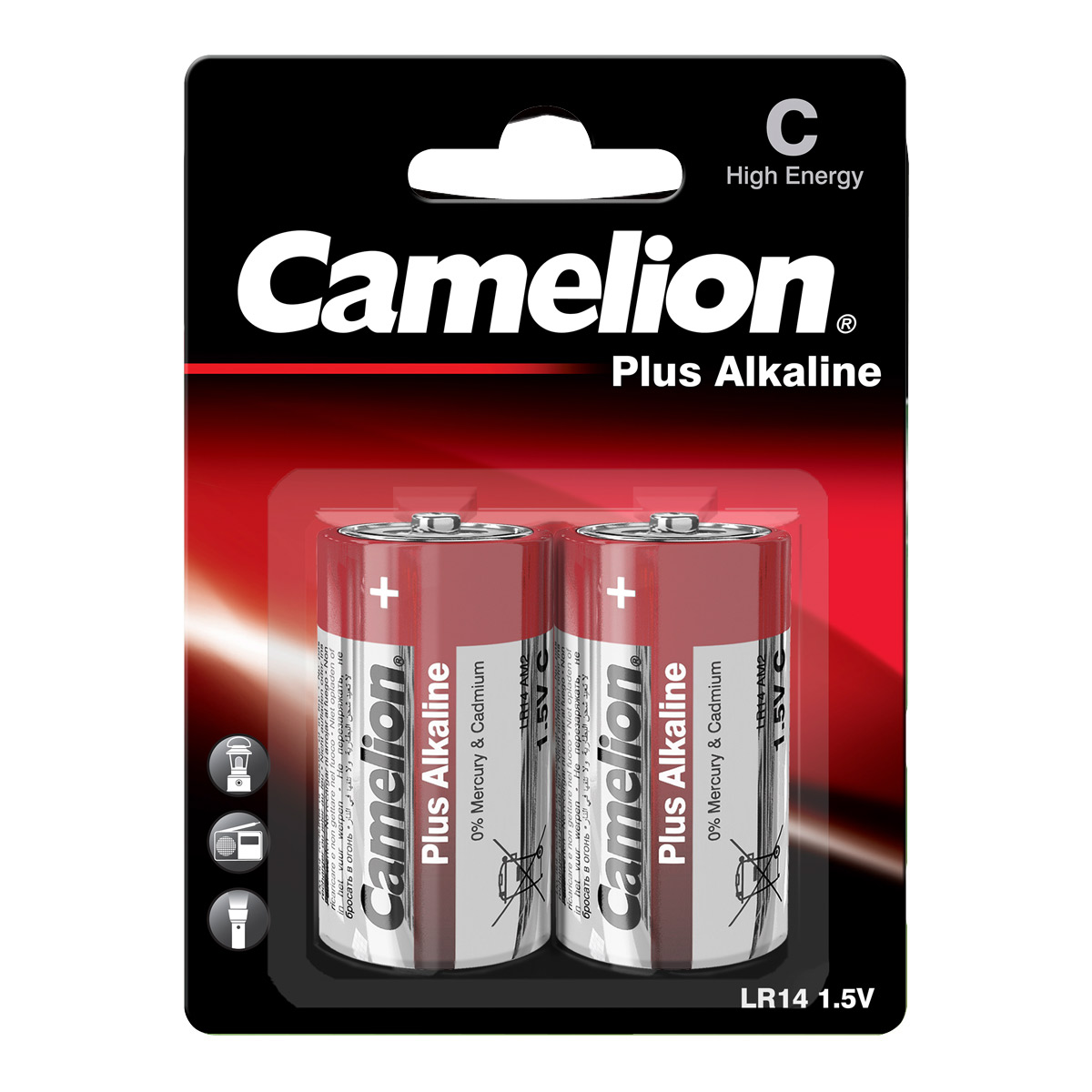 Camelion Batterie Baby C - 2 Stück - Typ: LR14 - 1,5V - Plus Alkaline - High Energy Camelion Batterie Baby C - 2 Stück - Typ: LR14 - 1,5V - Plus Alkaline - High Energy