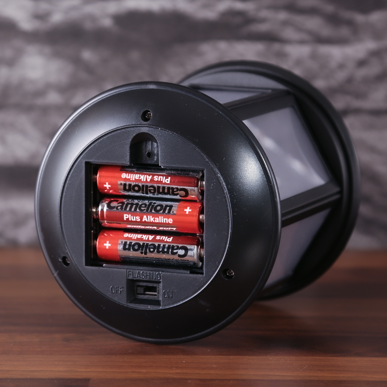 LED Laterne - farbiges bewegtes Sternenmuster - H: 22cm - Batteriebetrieb - schwarz LED Laterne - farbiges bewegtes Sternenmuster - H: 22cm - Batteriebetrieb - schwarz