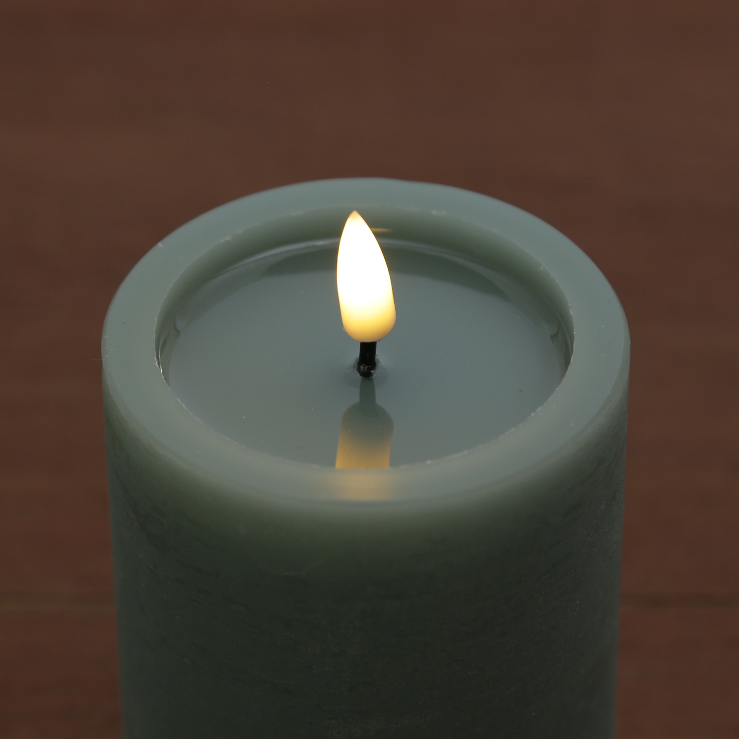 LED Kerzenset UNIQUE - Rustik-Optik - H: 12,5cm - mit Batterien und Fernbedienung - grün - 4er Set LED Kerzenset UNIQUE - Rustik-Optik - H: 12,5cm - mit Batterien und Fernbedienung - grün - 4er Set