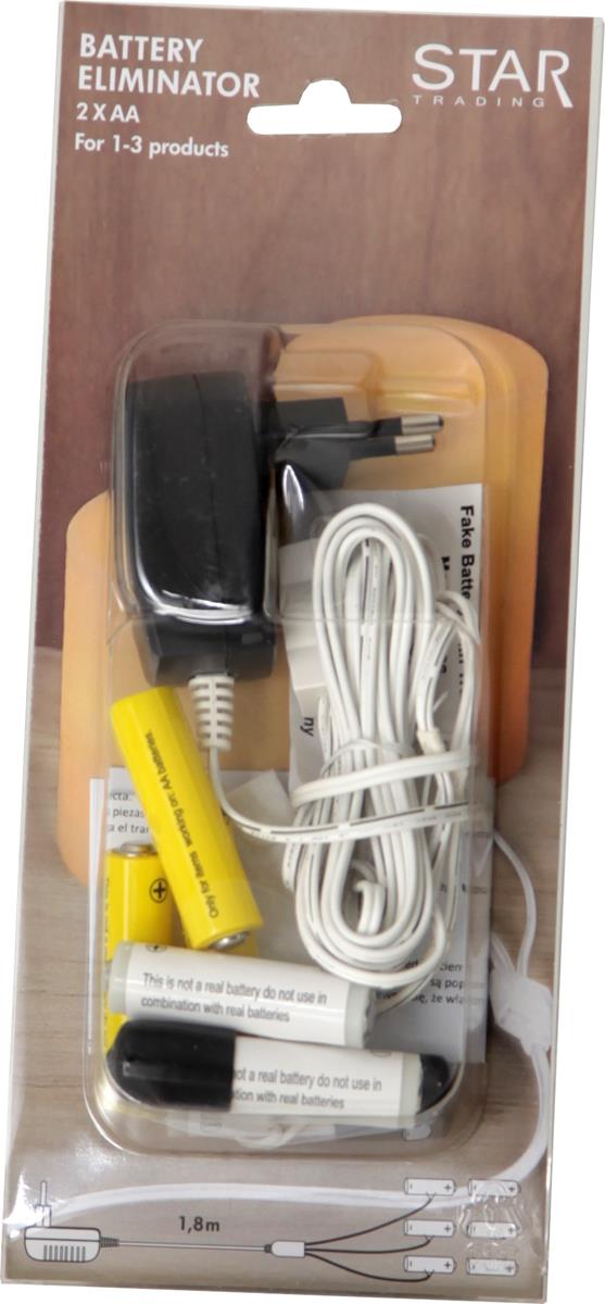 Stromadapter für Batterieartikel (2xAA) - Batterie Eliminator - Ersetzt 3 x 2 Mignonbatterien Stromadapter für Batterieartikel (2xAA) - Batterie Eliminator - Ersetzt 3 x 2 Mignonbatterien