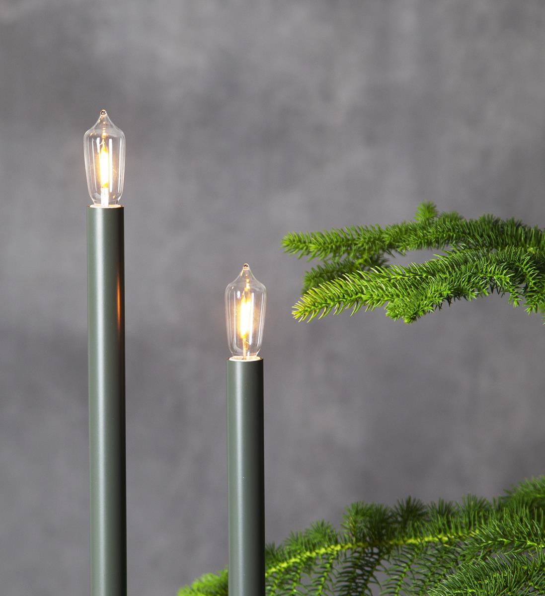 LED Ersatzleuchtmittel für Fensterleuchter - E10 - 0,4W - warmweiß - klar - 23-55V - 2 Stück LED Ersatzleuchtmittel für Fensterleuchter - E10 - 0,4W - warmweiß - klar - 23-55V - 2 Stück