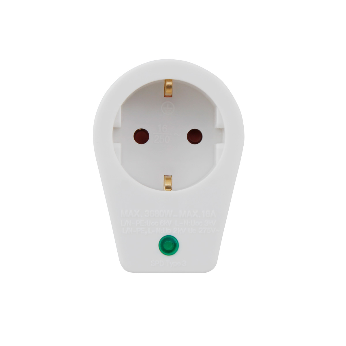 Steckdosenadapter mit Überspannungsschutz 239V/3500W Steckdosenadapter mit Überspannungsschutz 239V/3500W