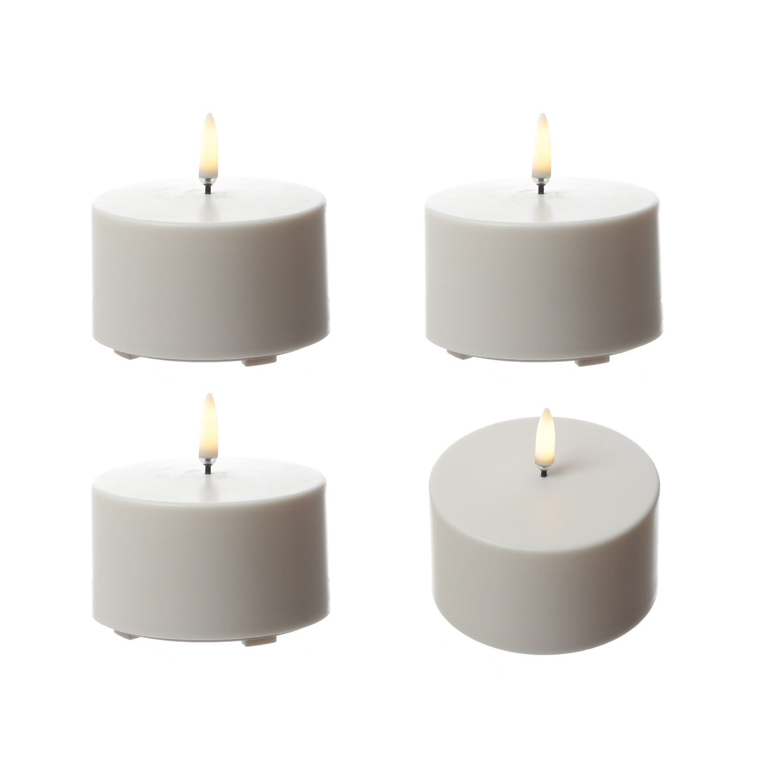 LED Kerzenset THEA - Kunststoff - H: 5cm - inkl. Batterien. - bis zu 1000 Std. - für Innen/Außen LED Kerzenset THEA - Kunststoff - H: 5cm - inkl. Batterien. - bis zu 1000 Std. - für Innen/Außen