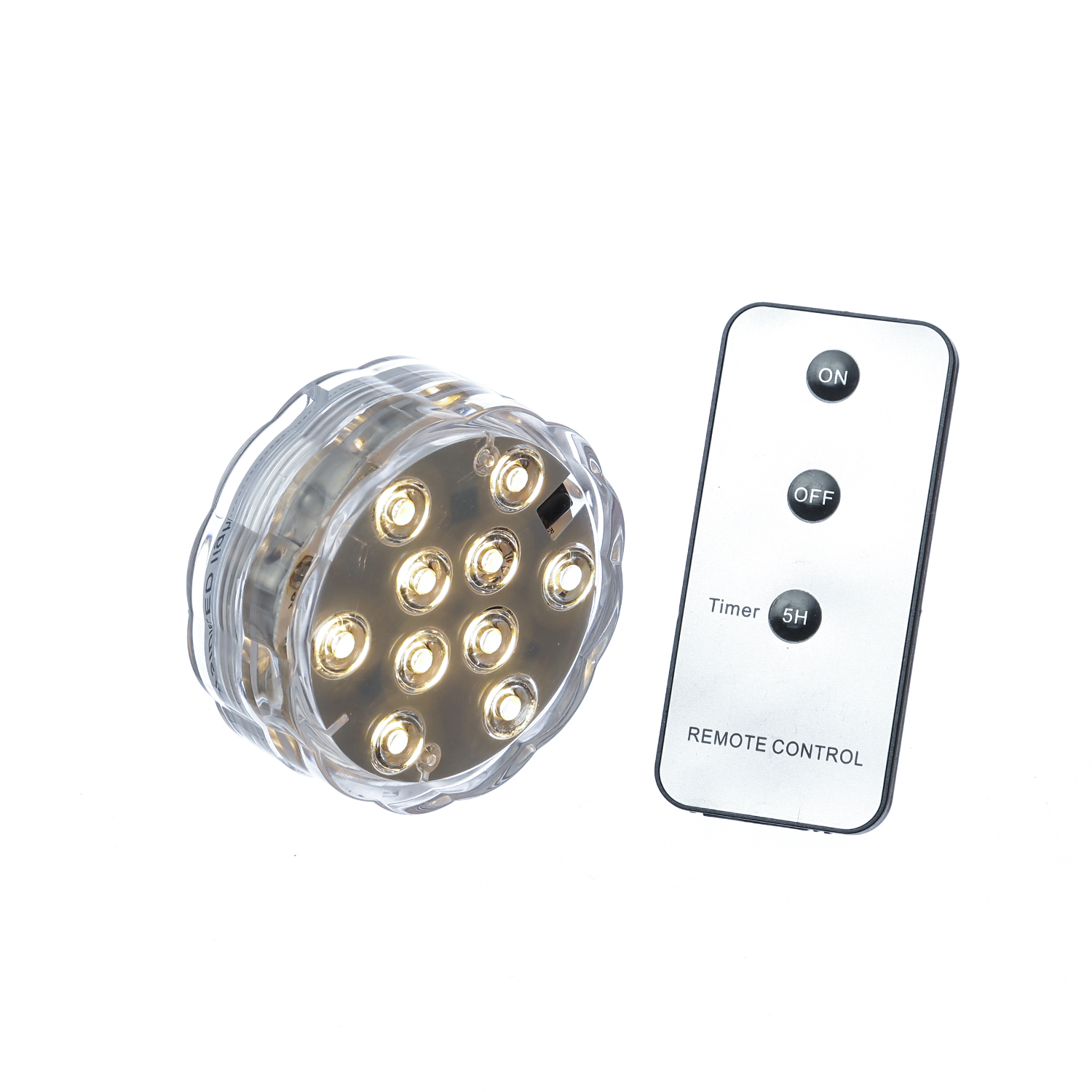 LED Unterwasserlicht warmweiß - für Vasen, Schalen, Teich, Aquarium - Fernbedienung LED Unterwasserlicht warmweiß - für Vasen, Schalen, Teich, Aquarium - Fernbedienung