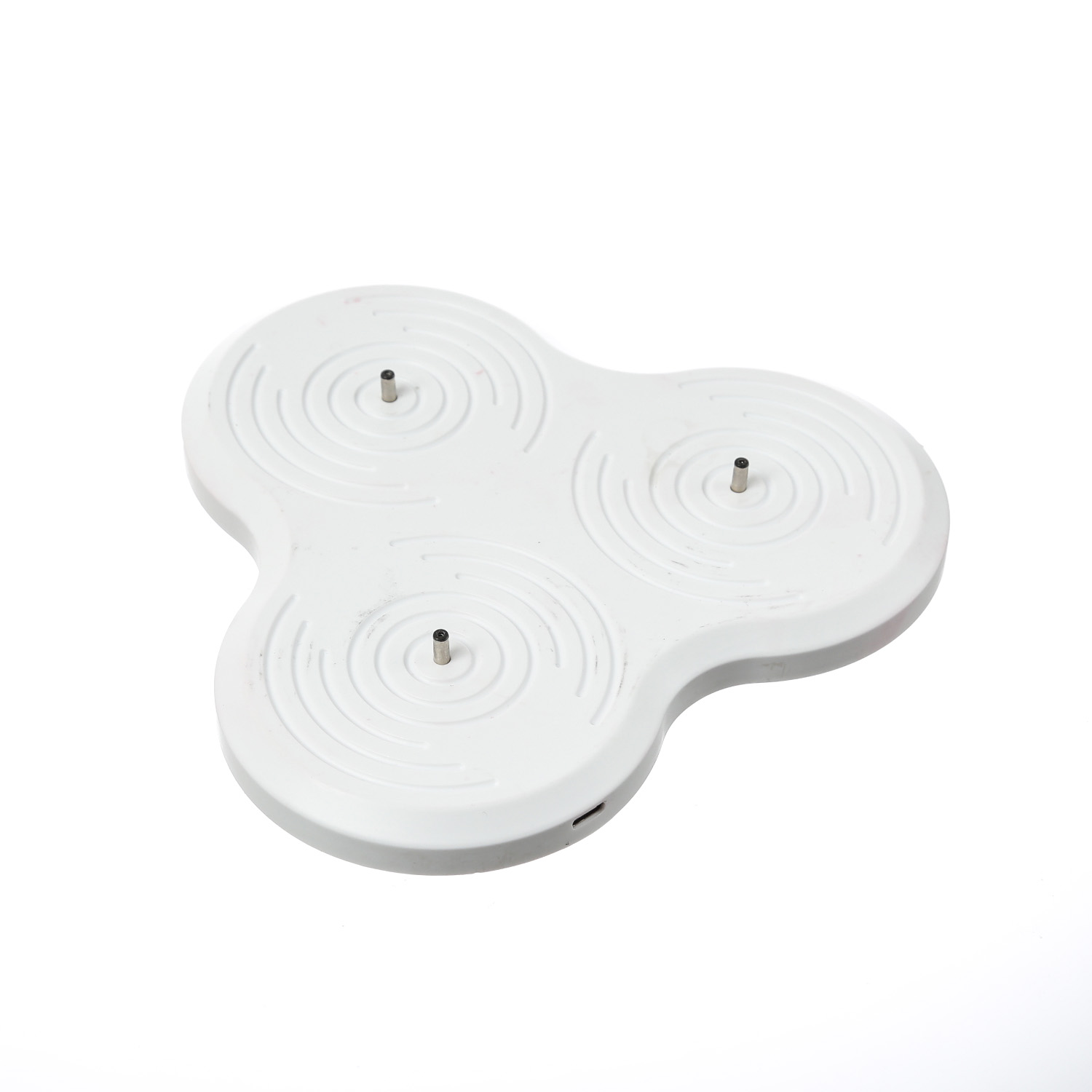 LED Kerzenset LISA - Rustik-Optik - Echtwachs - 3 Größen - mit Ladestation - creme - 3er Set