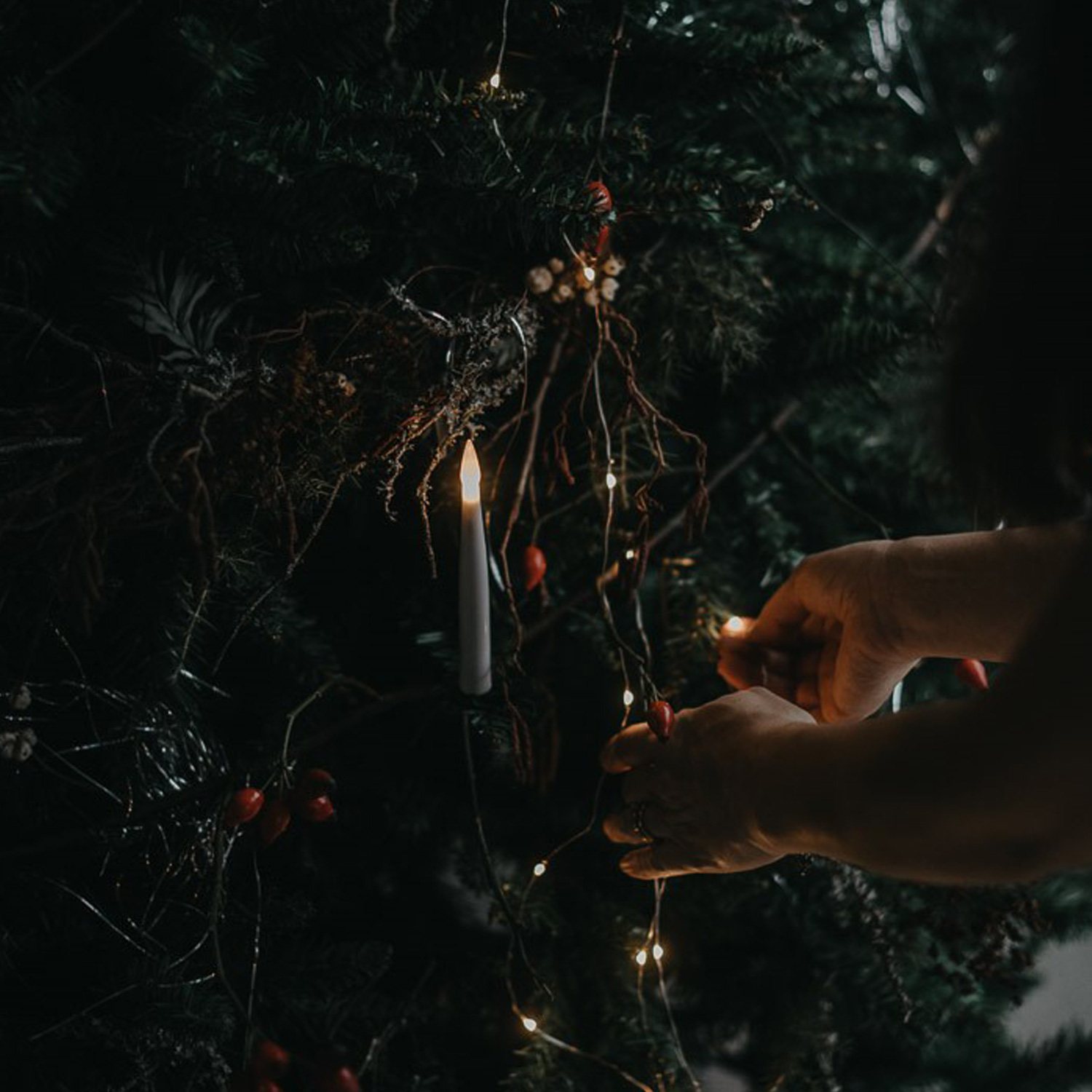 LED-Kerzenkette - Indoor - Slimline - statische LED - L: 10,5m - H: 15cm - 16er Set LED-Kerzenkette - Indoor - Slimline - statische LED - L: 10,5m - H: 15cm - 16er Set