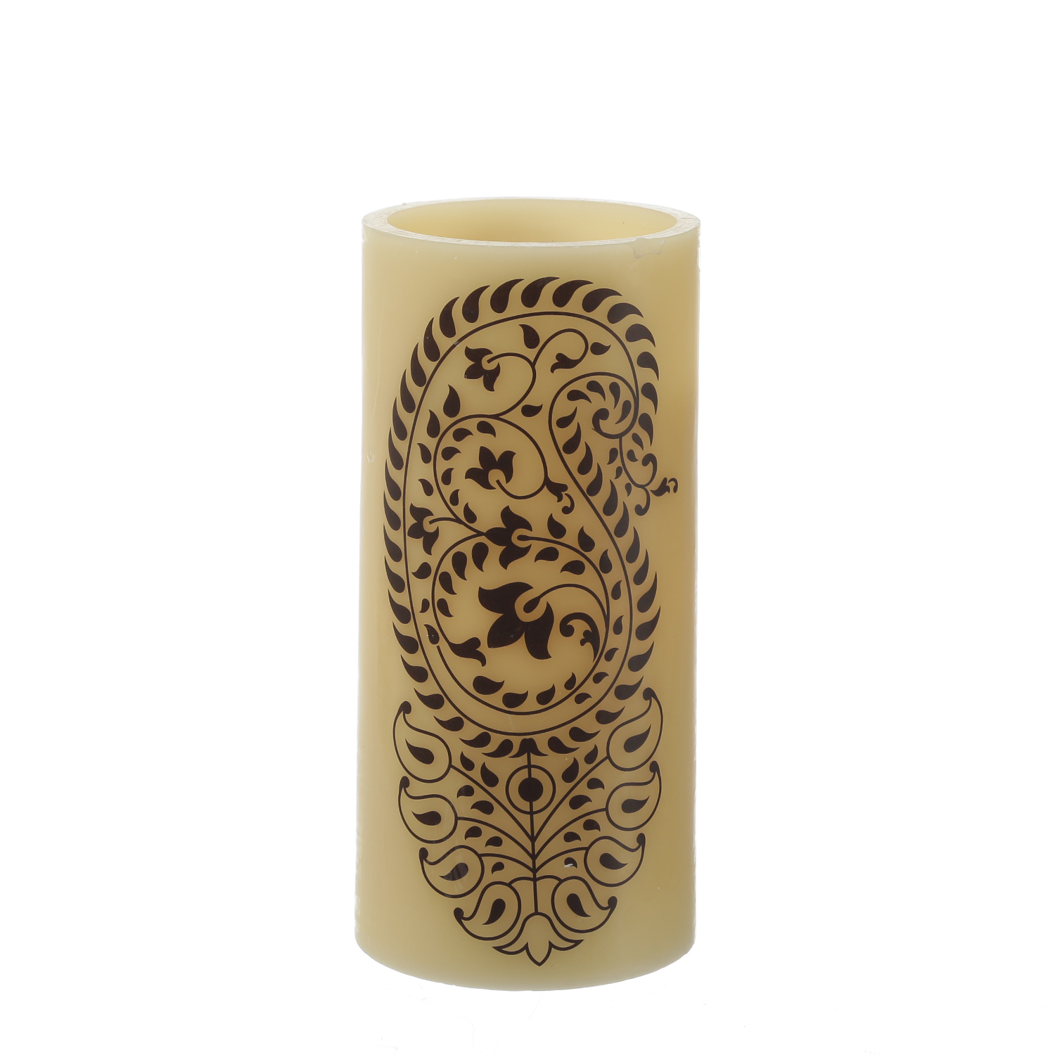 XXL LED Kerze Ornament - Echtwachs - flackernde LED - Timer - H: 25cm - D: 12cm - creme XXL LED Kerze Ornament - Echtwachs - flackernde LED - Timer - H: 25cm - D: 12cm - creme