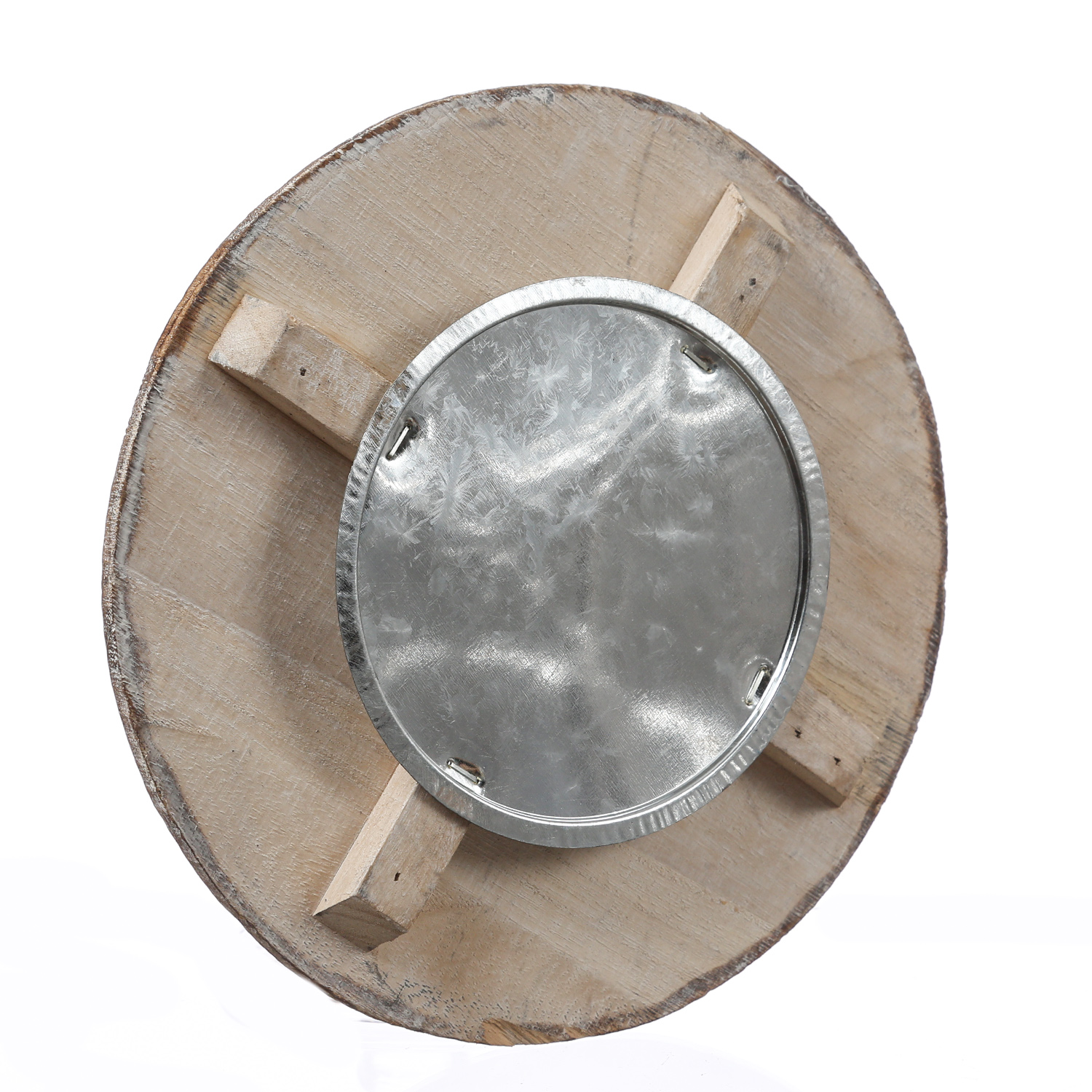 XL Duftkerze CITRONELLA - im Metalleimer mit Deckel - 3-Docht - Echwachs - H: 23cm -  silber