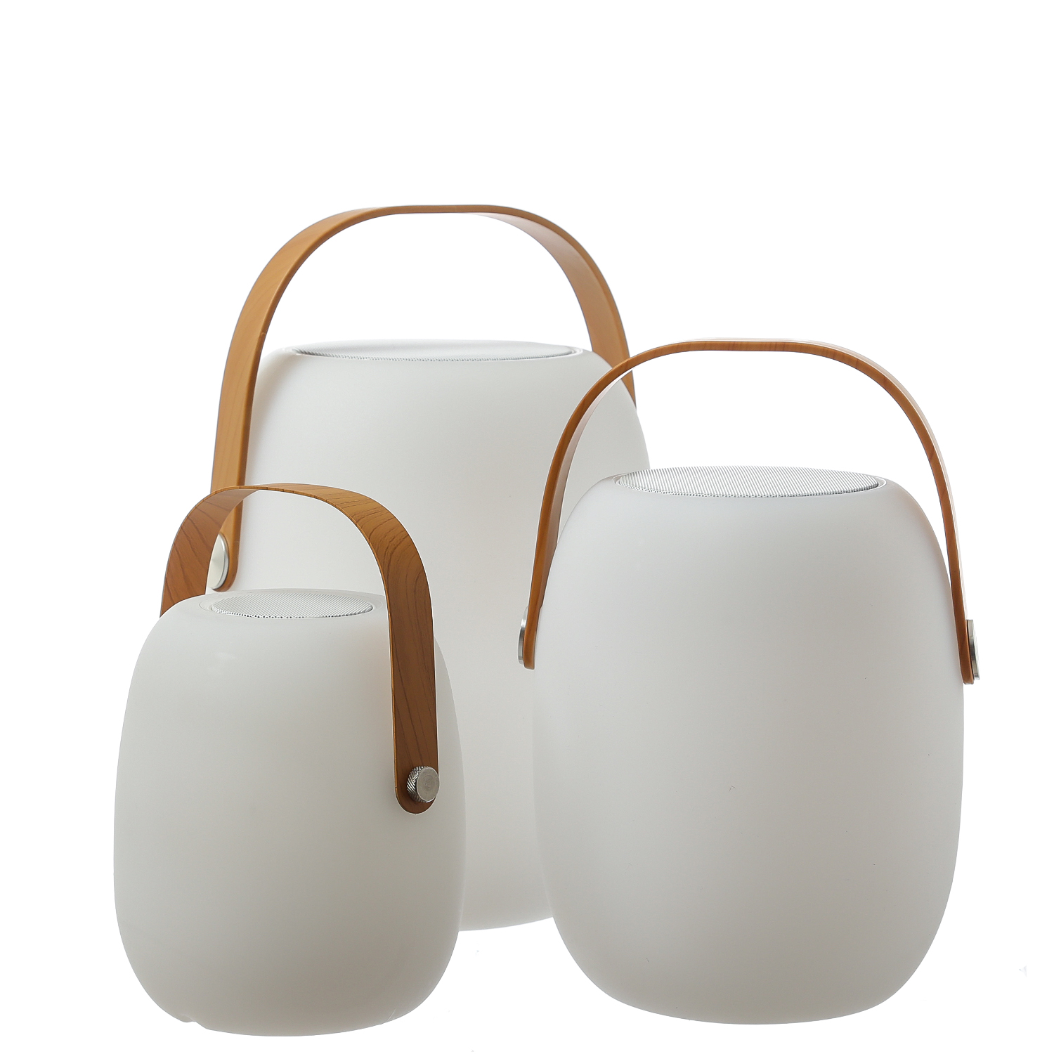 LED Lautsprecher - Gartenlautsprecher - Bluetooth - 9 warmweiße LED - H: 32cm - Outdoor LED Lautsprecher - Gartenlautsprecher - Bluetooth - 9 warmweiße LED - H: 32cm - Outdoor