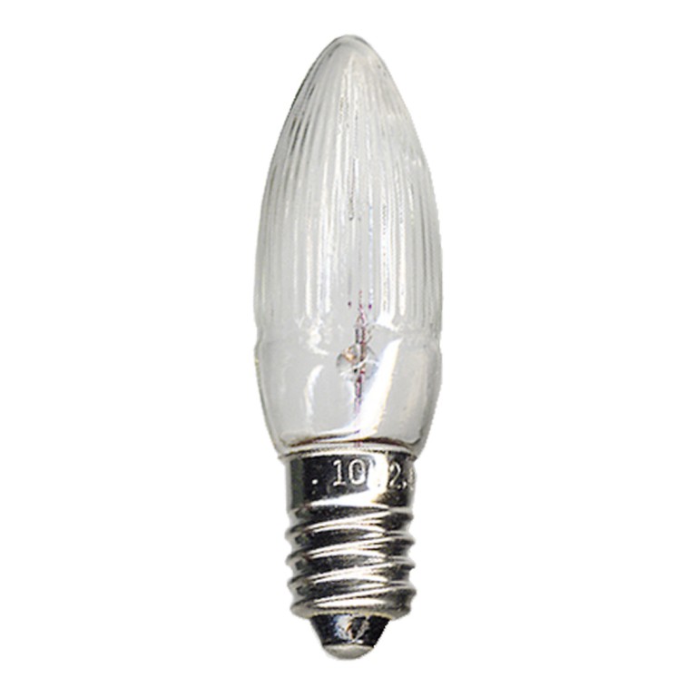Leuchtmittel | Ersatz für 25er Kerzenkette | E10 | 10V | 2,4W | Warmweiß | 3er Set Leuchtmittel | Ersatz für 25er Kerzenkette | E10 | 10V | 2,4W | Warmweiß | 3er Set