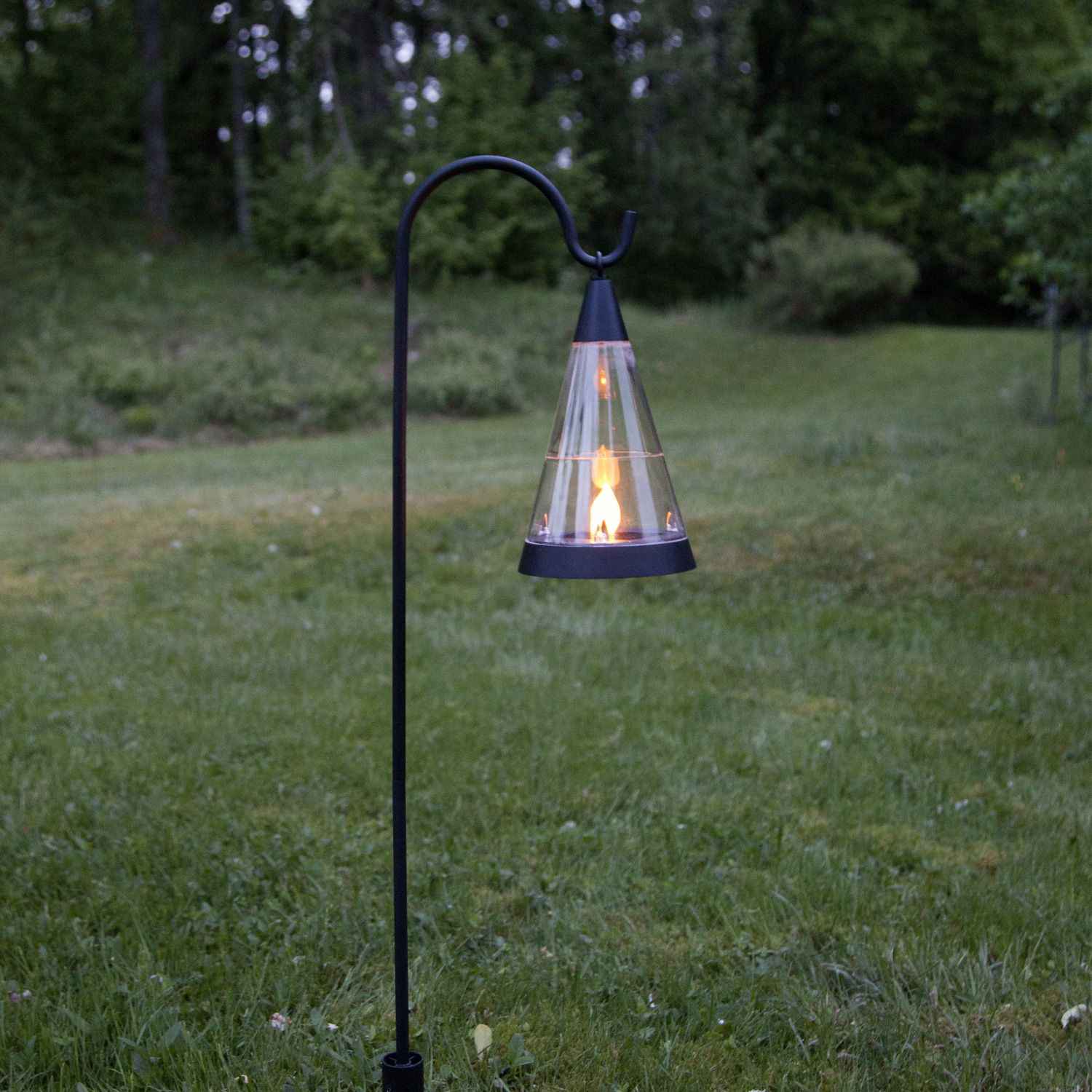 LED Solar Laterne Pisa - 3in1 - Laterne/Windlicht/Spieß - gelbe LED - H: 70cm - Dämmerungssensor LED Solar Laterne Pisa - 3in1 - Laterne/Windlicht/Spieß - gelbe LED - H: 70cm - Dämmerungssensor