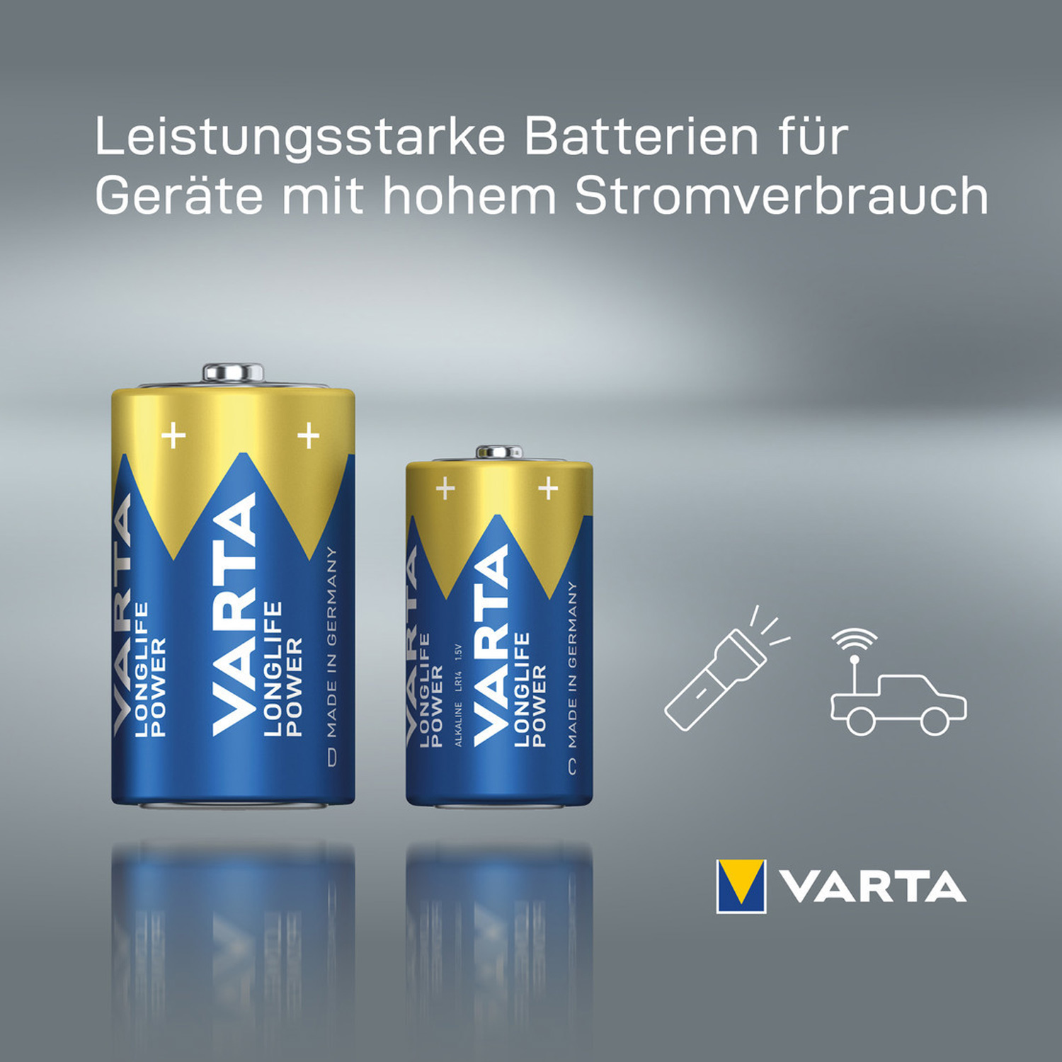 Varta Batterie Baby C - 2 Stück - Typ: LR14 - 1,5V
