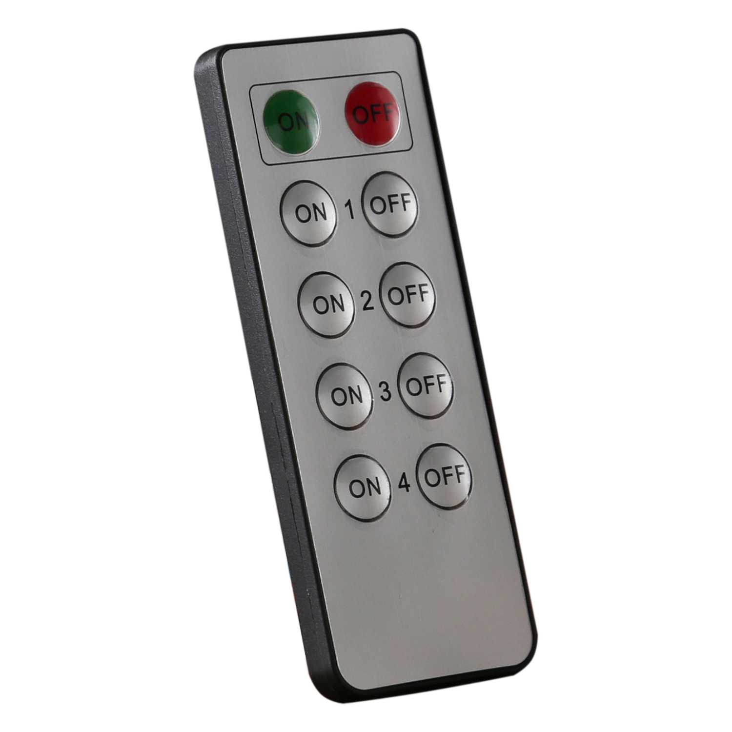LED Kerzenset - Echtwachs - flackernde 3D Flamme - H: 11,5cm - Fernbedienung - creme - 4er Set