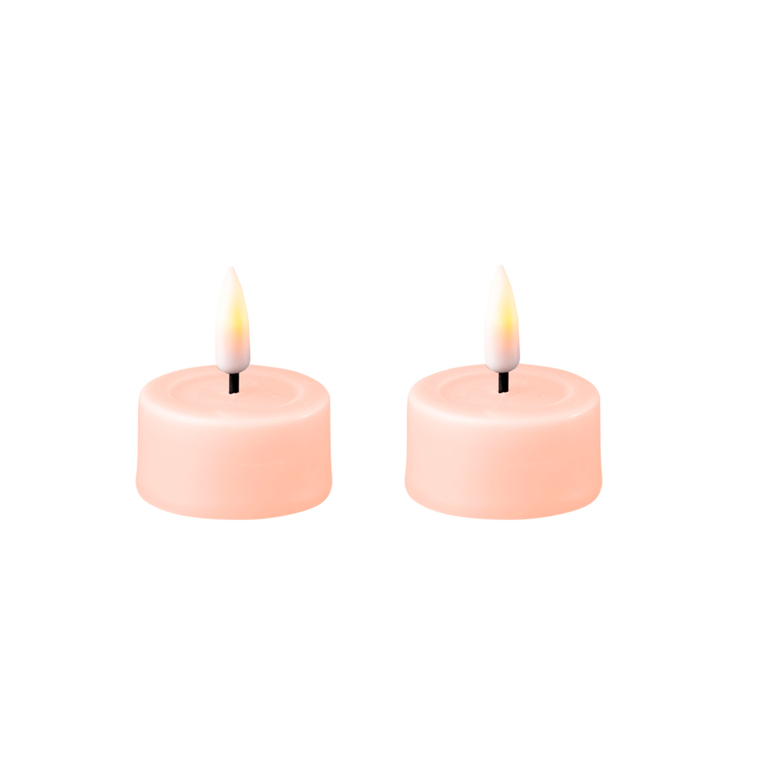 B-Ware LED Teelicht MIA - flackernde 3D Flamme - Batteriebetrieb - D: 4,1cm - rosa - 2er Set B-Ware LED Teelicht MIA - flackernde 3D Flamme - Batteriebetrieb - D: 4,1cm - rosa - 2er Set