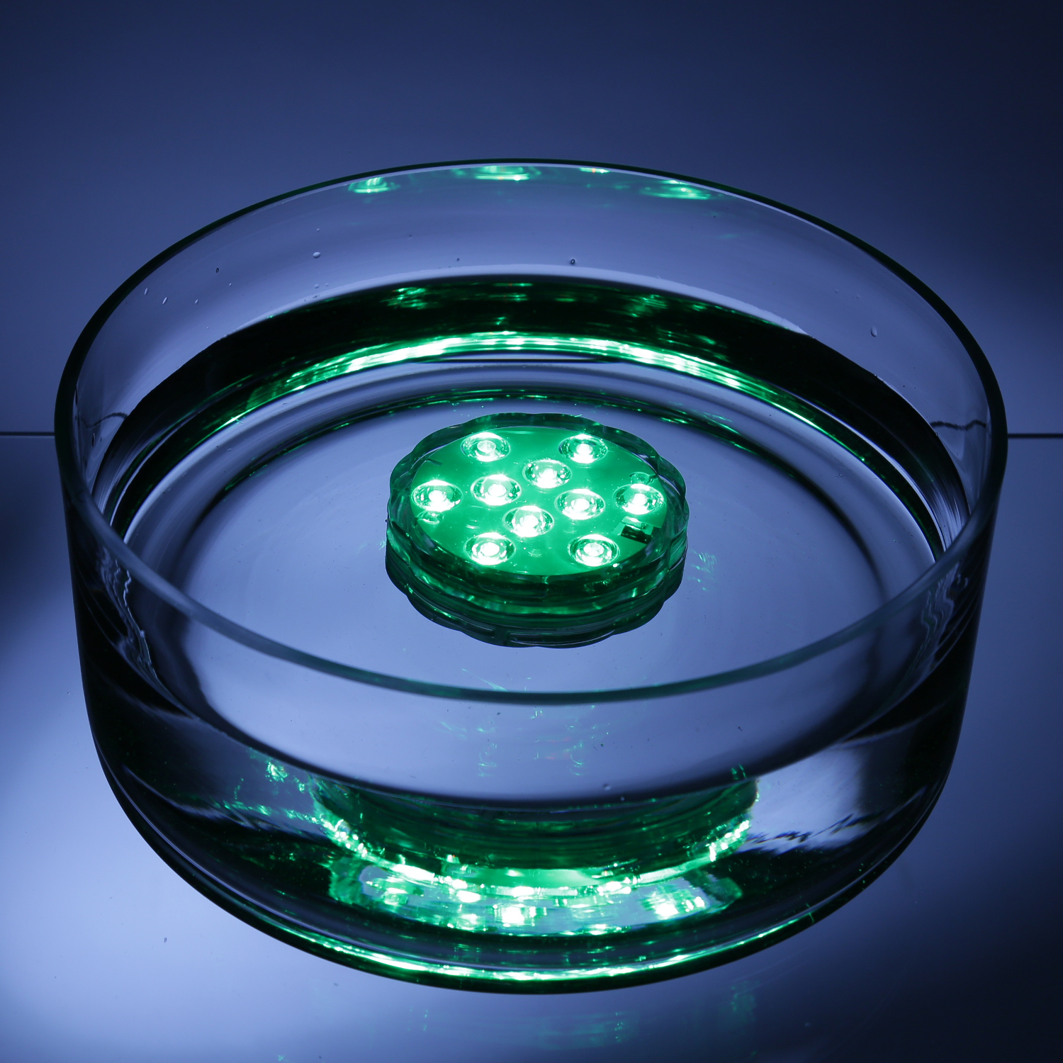 LED Unterwasserlicht RGB - Farbwechsler für Vasen, Schalen, Teich, Aquarium - Fernbedienung LED Unterwasserlicht RGB - Farbwechsler für Vasen, Schalen, Teich, Aquarium - Fernbedienung