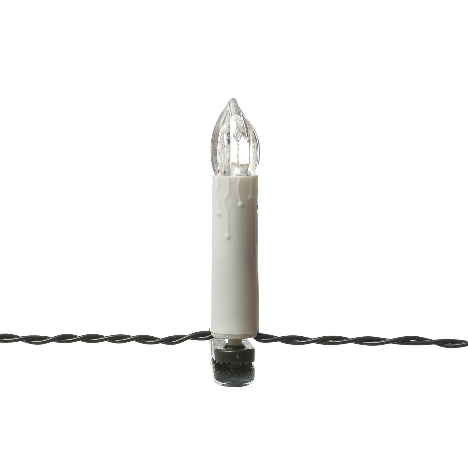 LED Kerzenlichterkette - 30 Christbaumkerzen - Weihnachtsbaumlichterkette - L: 7,25m - für Innen LED Kerzenlichterkette - 30 Christbaumkerzen - Weihnachtsbaumlichterkette - L: 7,25m - für Innen