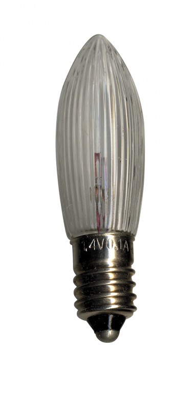 Ersatz-Leuchtmittel - E10 - 1,4V - 0,1W - Warmweiß - 3 Stück Ersatz-Leuchtmittel - E10 - 1,4V - 0,1W - Warmweiß - 3 Stück