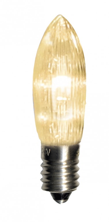 LED Ersatzleuchtmittel für Fensterleuchter - E10 - 0,2W - warmweiß - klar - 10-55V - 3 Stück LED Ersatzleuchtmittel für Fensterleuchter - E10 - 0,2W - warmweiß - klar - 10-55V - 3 Stück