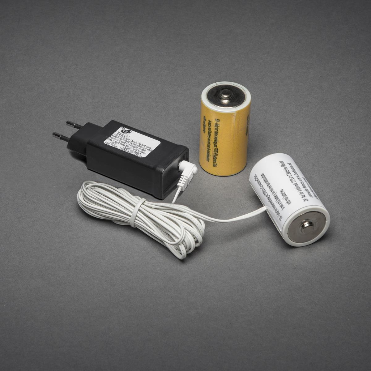 Netzadapter für Batterieartikel (2xD) - Batterie Eliminator - Ersetzt 2 Monozellen - Innen Netzadapter für Batterieartikel (2xD) - Batterie Eliminator - Ersetzt 2 Monozellen - Innen