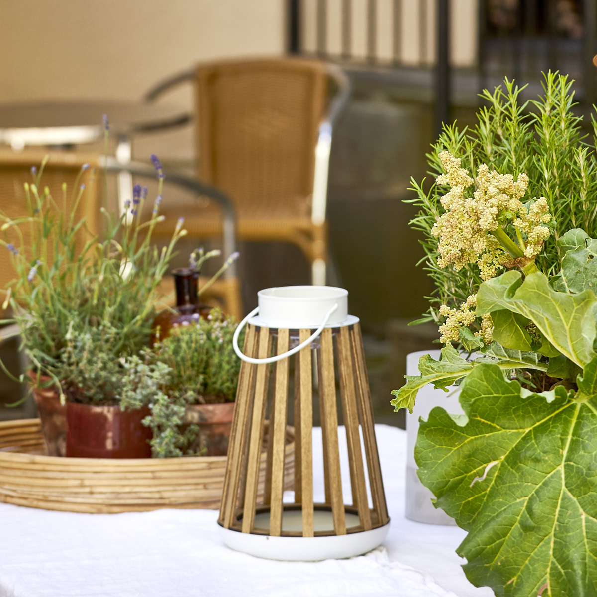 LED  Solar Laterne CATANIA - zum Hängen & Stellen - warmweiße LED - H: 28cm - Lichtsensor - outdoor