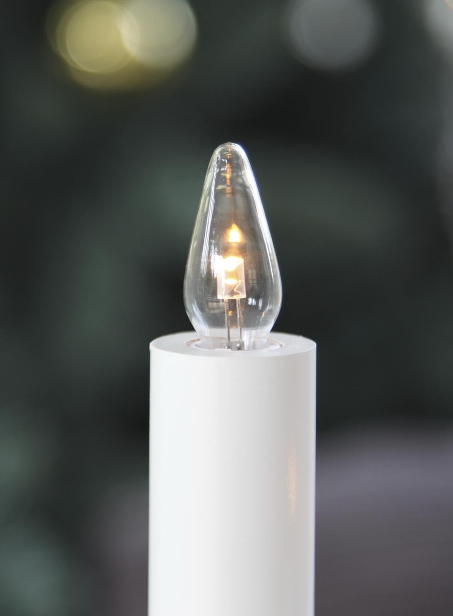 LED Ersatzleuchtmittel für Fensterleuchter - E10 - 0,2W - warmweiß - klar - 10-55V - 3 Stück LED Ersatzleuchtmittel für Fensterleuchter - E10 - 0,2W - warmweiß - klar - 10-55V - 3 Stück