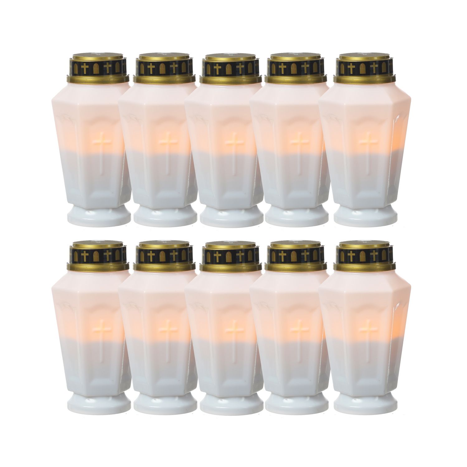 Aufkleber Set Für Grablichter - 5 Neutrale Designs DIN A8